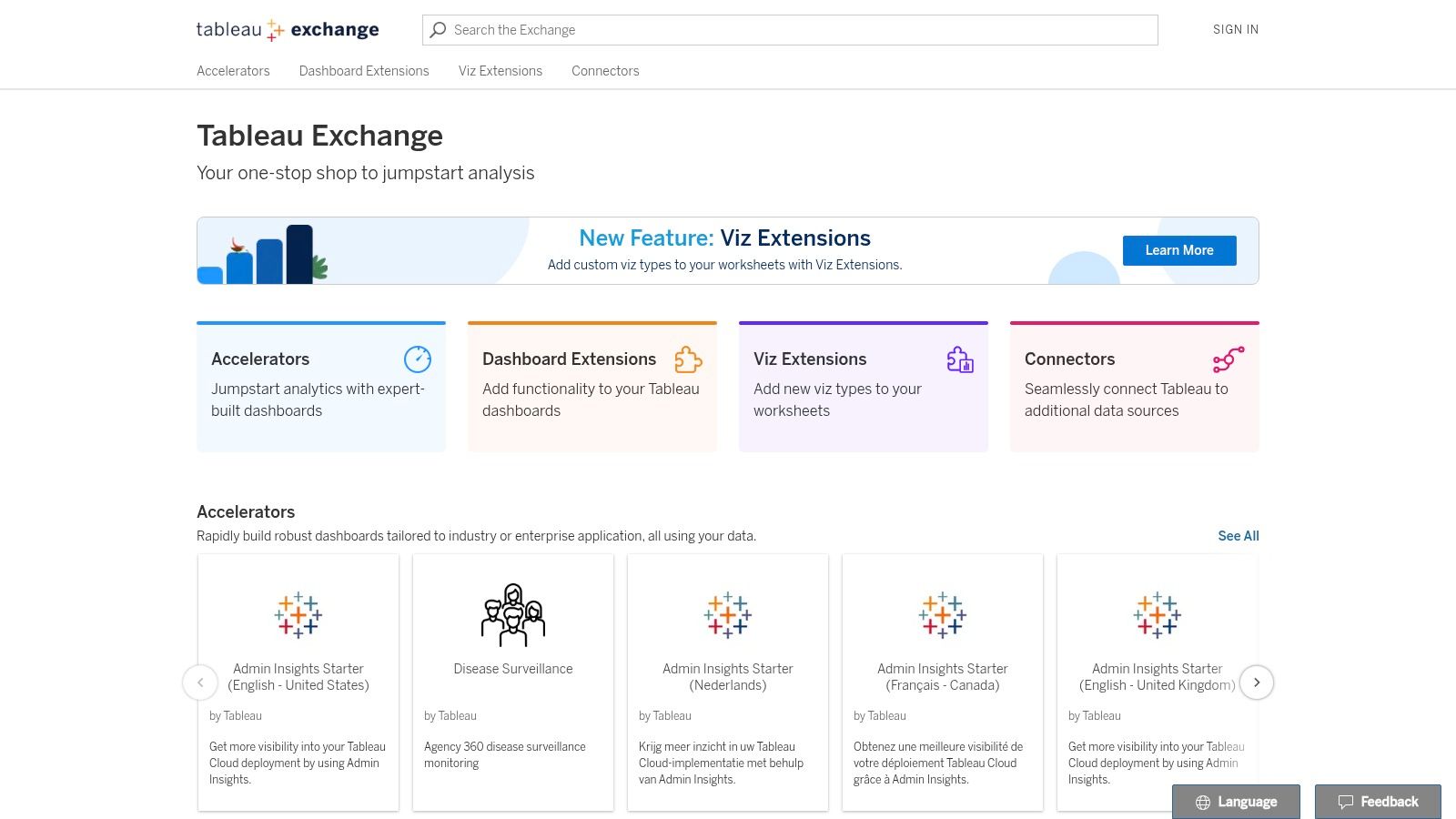 Tableau Exchange