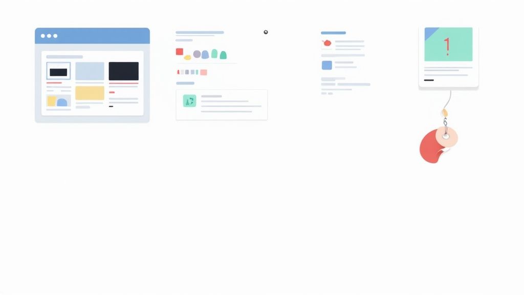 A clean and modern website layout showing a beautifully integrated Instagram feed that matches the site's branding.