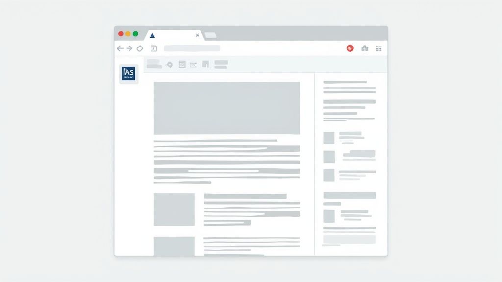 Woman using the Notion Web Clipper on her laptop to save content